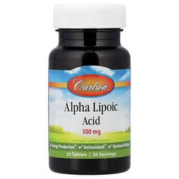 Carlson Alpha Lipoic Acid 30 Tablets