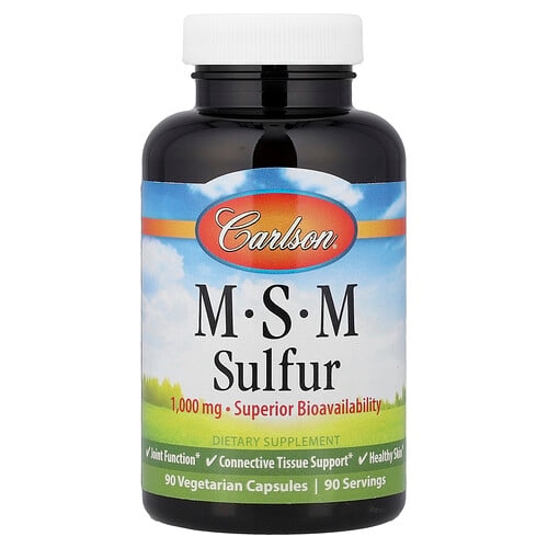 Carlson Msm Sulfur 90 Vegetarian Capsules product image