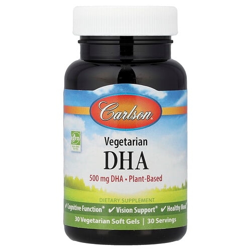 Carlson Vegetarian Dha 500 Mg 30 Vegetarian Soft Gels product image