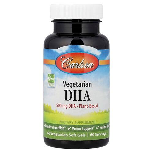 Carlson Vegetarian Dha 500 Mg 60 Vegetarian Soft Gels product image