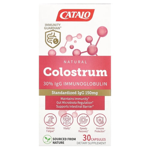Catalo Natural Colostrum 30 Igg Immunoglobulin 30 Capsules 500 Mg Per Capsule product image