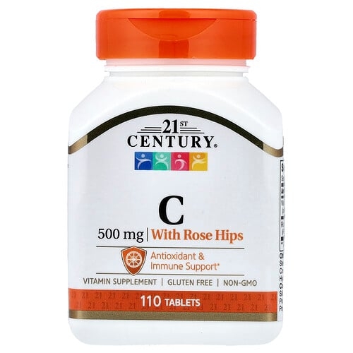 21st Century Vitamin C With Rose Hips 500 Mg 110 Tablets product image