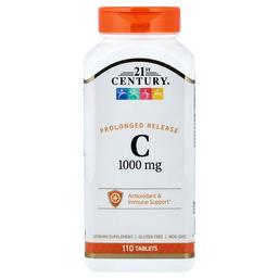 21st Century Vitamin C Prolonged Release 1 000 Mg 110 Tablets