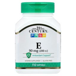 21st Century Vitamin E 90 Mg 200 Iu 110 Softgels
