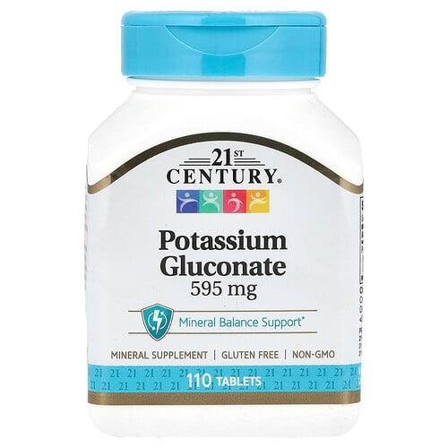 21st Century Potassium Gluconate 595 Mg 110 Tablets product image