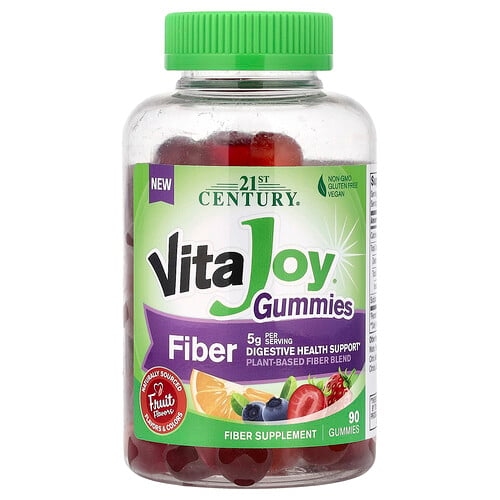 21st Century Vitajoy Gummies Fiber Fruit 90 Gummies product image