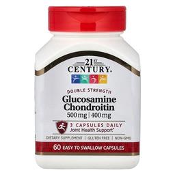 21st Century Glucosamine Chondroitin 500 Mg 400 Mg 60 Easy To Swallow Capsules