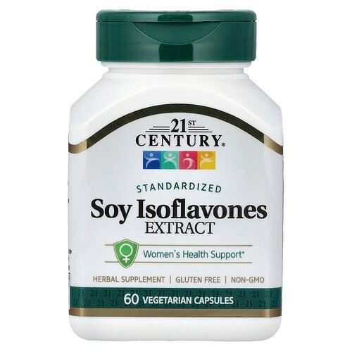 21st Century Soy Isoflavones Extract Standardized 60 Vegetarian Capsules 50 Mg Per Capsules product image