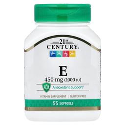 21st Century Vitamin E 450 Mg 1 000 Iu 55 Softgels