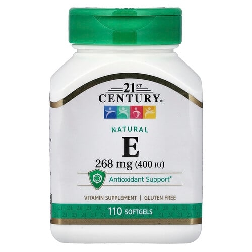 21st Century Natural Vitamin E 268 Mg 400 Iu 110 Softgels product image