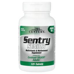 21st Century Sentry Senior Multivitamin Multimineral Supplement Adults 50 125 Tablets