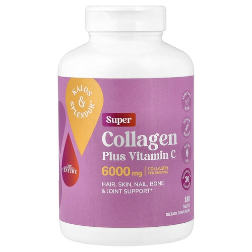 21st Century Kalos Splendor Super Collagen Plus Vitamin C 180 Tablets product image