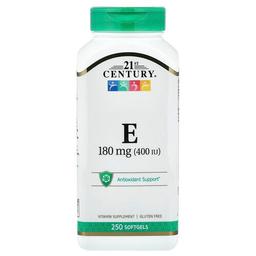 21st Century Vitamin E 180 Mg 400 Iu 250 Softgels