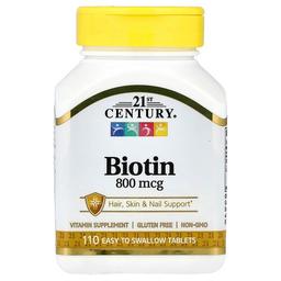 21st Century Biotin 110 Easy Swallow Tablets