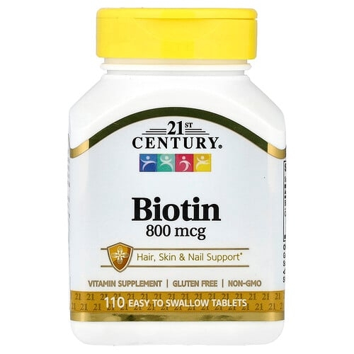21st Century Biotin 110 Easy Swallow Tablets product image