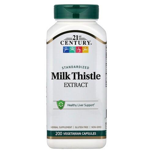 21st Century Milk Thistle Extract Standardized 200 Vegetarian Capsules 87 5 Mg Per Capsule product image
