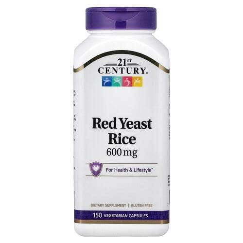21st Century Red Yeast Rice 600 Mg 150 Vegetarian Capsules product image
