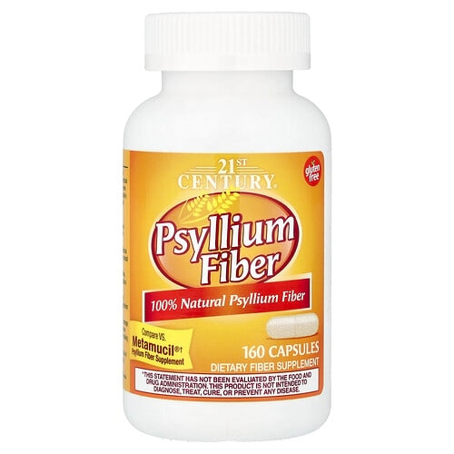 21st Century Psyllium Fiber 160 Capsules product image