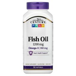 21st Century Fish Oil 1 200 Mg 90 Softgels