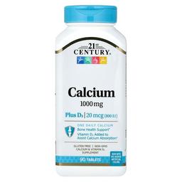 21st Century Calcium Plus D3 90 Tablets