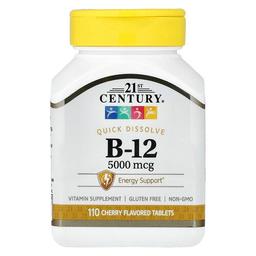 21st Century Vitamin B 12 Cherry 5 000 Mcg 110 Tablets