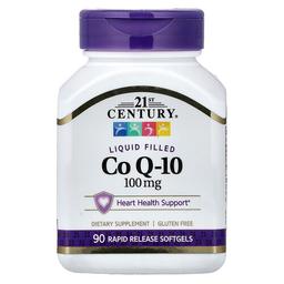 21st Century Liquid Filled Coq 10 100 Mg 90 Rapid Release Softgels
