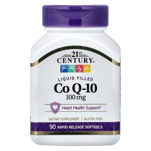 21st Century Liquid Filled Coq 10 100 Mg 90 Rapid Release Softgels product image