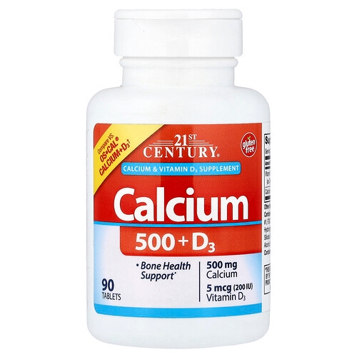 21st Century Calcium 500 D3 90 Tablets product image