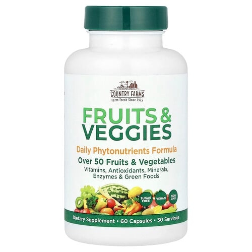 Country Farms Fruits Veggies 60 Capsules product image