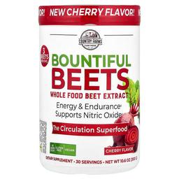 Country Farms Bountiful Beets Whole Food Beet Extract Cherry 10 6 Oz 300 G