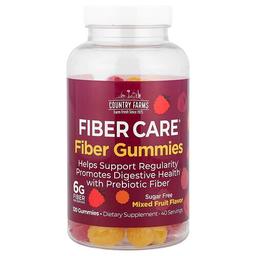 Country Farms Fiber Care Fiber Gummies Mixed Fruit 120 Gummies