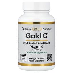 California Gold Nutrition Gold C Usp Grade Vitamin C 1 000 Mg 60 Veggie Capsules