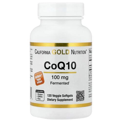 California Gold Nutrition Coq10 100 Mg 120 Veggie Softgels product image