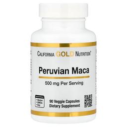 California Gold Nutrition Peruvian Maca 500 Mg 90 Veggie Capsules