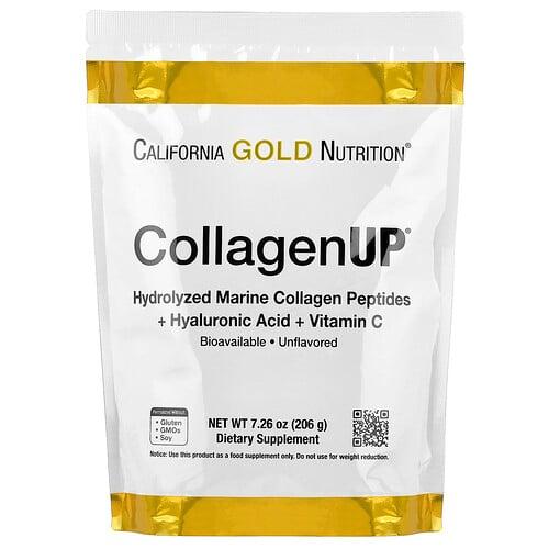 California Gold Nutrition Collagenup Hydrolyzed Marine Collagen Peptides With Hyaluronic Acid And Vitamin C Unflavored 7 26 Oz 206 G product image