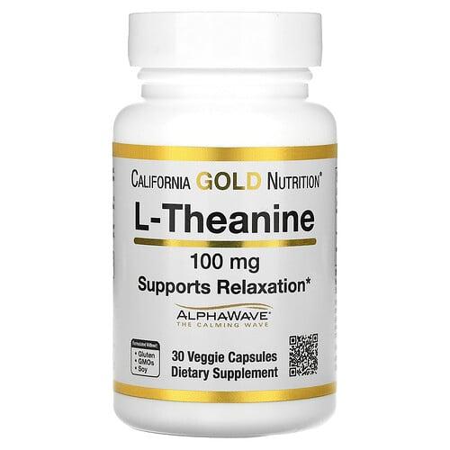 ์บ๋ฆฌํฌ๋์ ๊ณจ๋ ๋ดํธ๋ฆฌ์
California Gold Nutrition, L-ํ
์๋, AlphaWave ํจ์ , 100mg, ๋ฒ ์ง ์บก์ 30์ product image