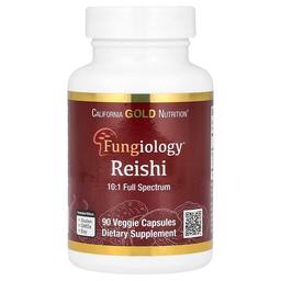 California Gold Nutrition Reishi Ganoderma Lucidum Full Spectrum Certified Organic 90 Veggie Capsules 600 Mg Per Veggie Capsule