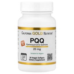 California Gold Nutrition Pqq 20 Mg 30 Veggie Softgels