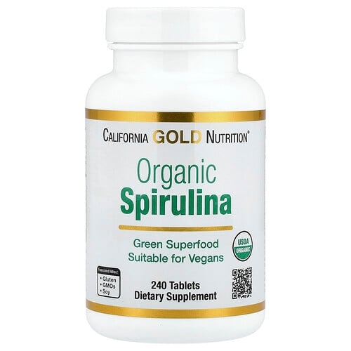 California Gold Nutrition Organic Spirulina 240 Tablets 500 Mg Per Tablet product image