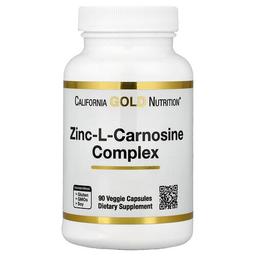 California Gold Nutrition Zinc L Carnosine Complex 90 Veggie Caps