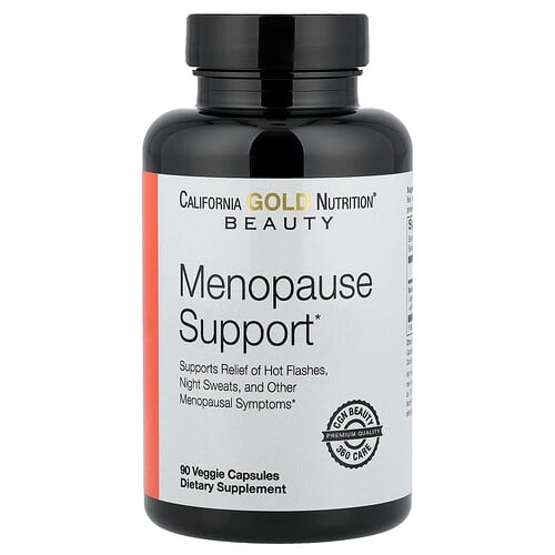 California Gold Nutrition Beauty Menopause Support With Angelica Gigas Cynanchum Wilfordii Phlomis Umbrosa And L Leucine 90 Veggie Capsules product image