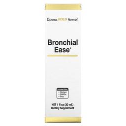 California Gold Nutrition Bronchial Ease With Proprietary Blend Of Fresh Osha Root Mullein Leaf And Wild Cherry Bark 1 Fl Oz 30 Ml