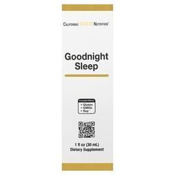 California Gold Nutrition Goodnight Sleep With Fresh Milky Oat Seed St John S Wort Skullcap And Passion Flower Herbs 1 Fl Oz 30 Ml