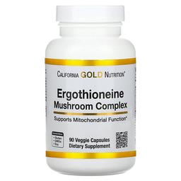 California Gold Nutrition Ergothioneine Mushroom Complex With Organic Maitake Organic Oyster Organic Lion S Mane Mushroom Extracts And L Ergothioneine 90 Veggie Capsules