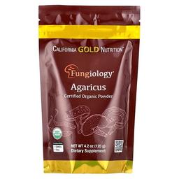 California Gold Nutrition Fungiology Certified Organic Agaricus Powder 4 2 Oz 120 G