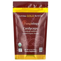 California Gold Nutrition Fungiology Certified Organic Cordyceps Militaris Powder 4 2 Oz 120 G