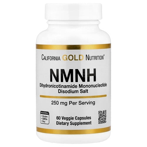 California Gold Nutrition Nmnh 250 Mg 60 Veggie Capsules product image