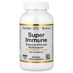 California Gold Nutrition Super Immune Seasonal Wellness Multivitamin 240 Tablets