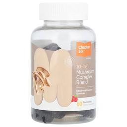 Zahler 10 In 1 Mushroom Complex Blend Gummies Raspberry 60 Gummies