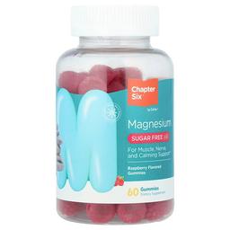 Zahler Magnesium Gummies Sugar Free Raspberry 60 Gummies 100 Mg Per Gummy